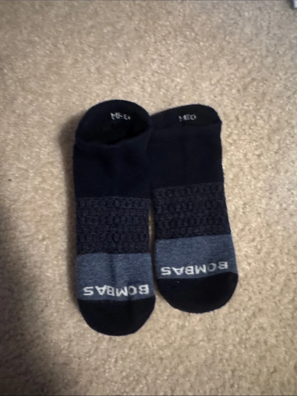 Bombas Men's 3 pairs of No-Show Athletic Socks, 1 pair of ankle athletic socks